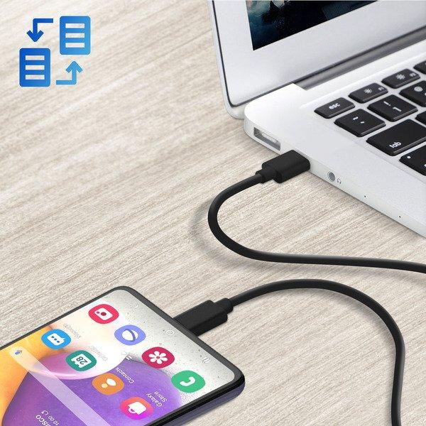 Avizar  USB-C / USB-C Kabel 2 Meter Schwarz 