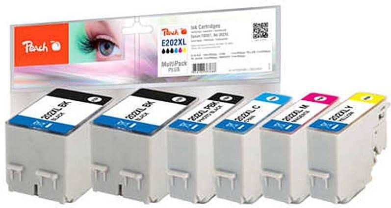 Peach  Tinte Epson No 202XL MultiPack Plus 1x20, 4x11ml 2xbk, pbk, c, m, y 