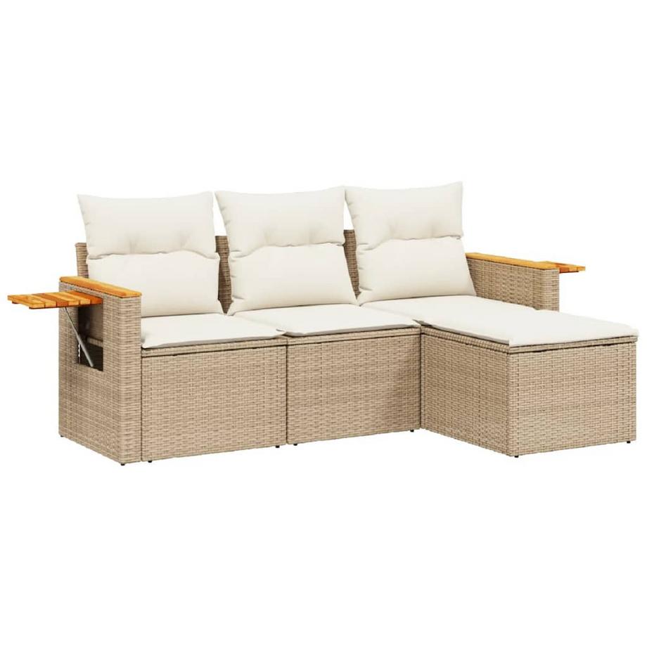set divano da giardino Polirattan