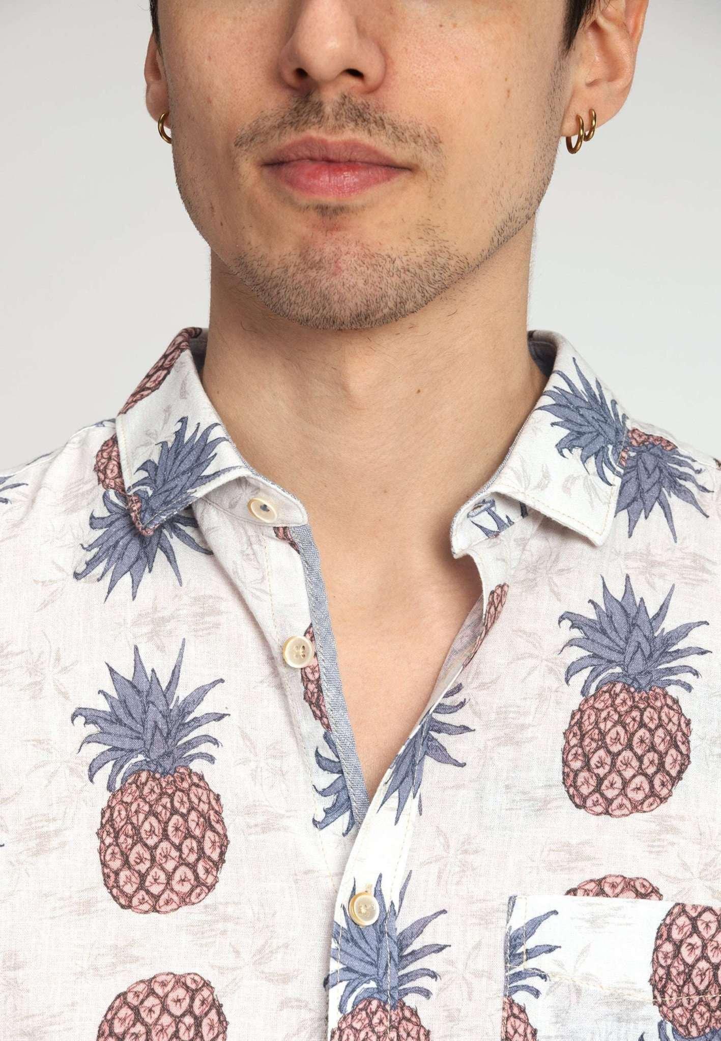 Colours & Sons  Hemden Shirt Pineapples Print 