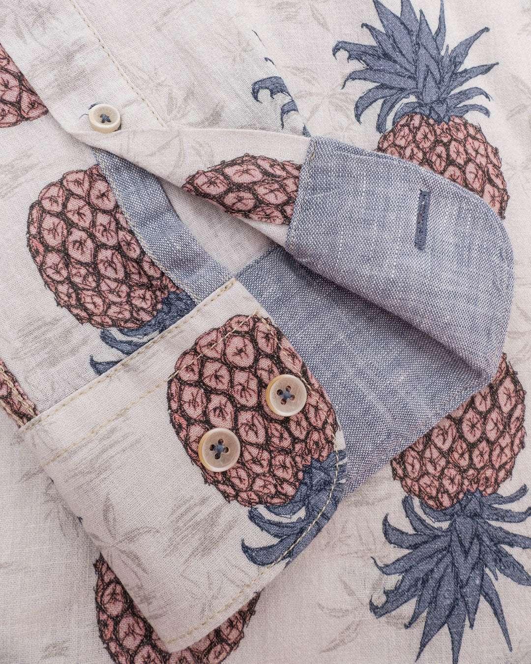 Colours & Sons  Hemden Shirt Pineapples Print 