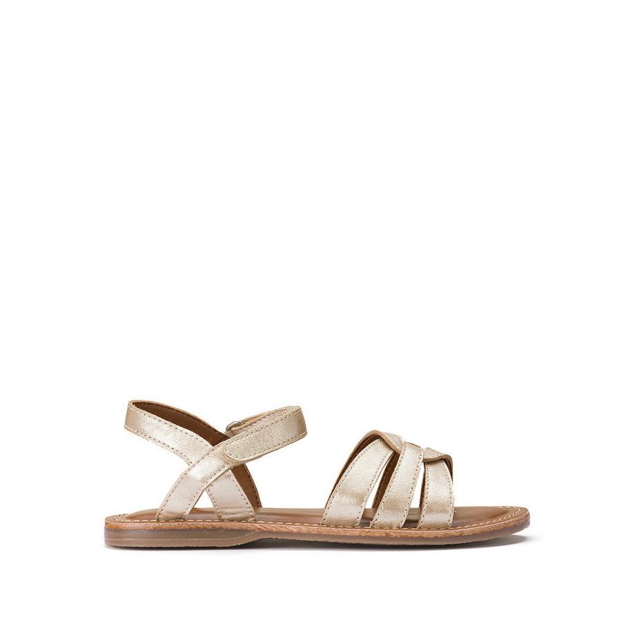 La Redoute Collections Lackierte Sandalen mit Klettverschluss  