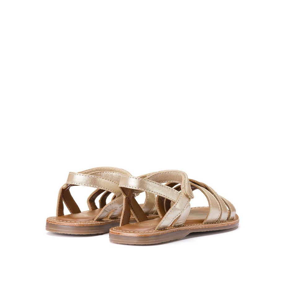 La Redoute Collections Lackierte Sandalen mit Klettverschluss  