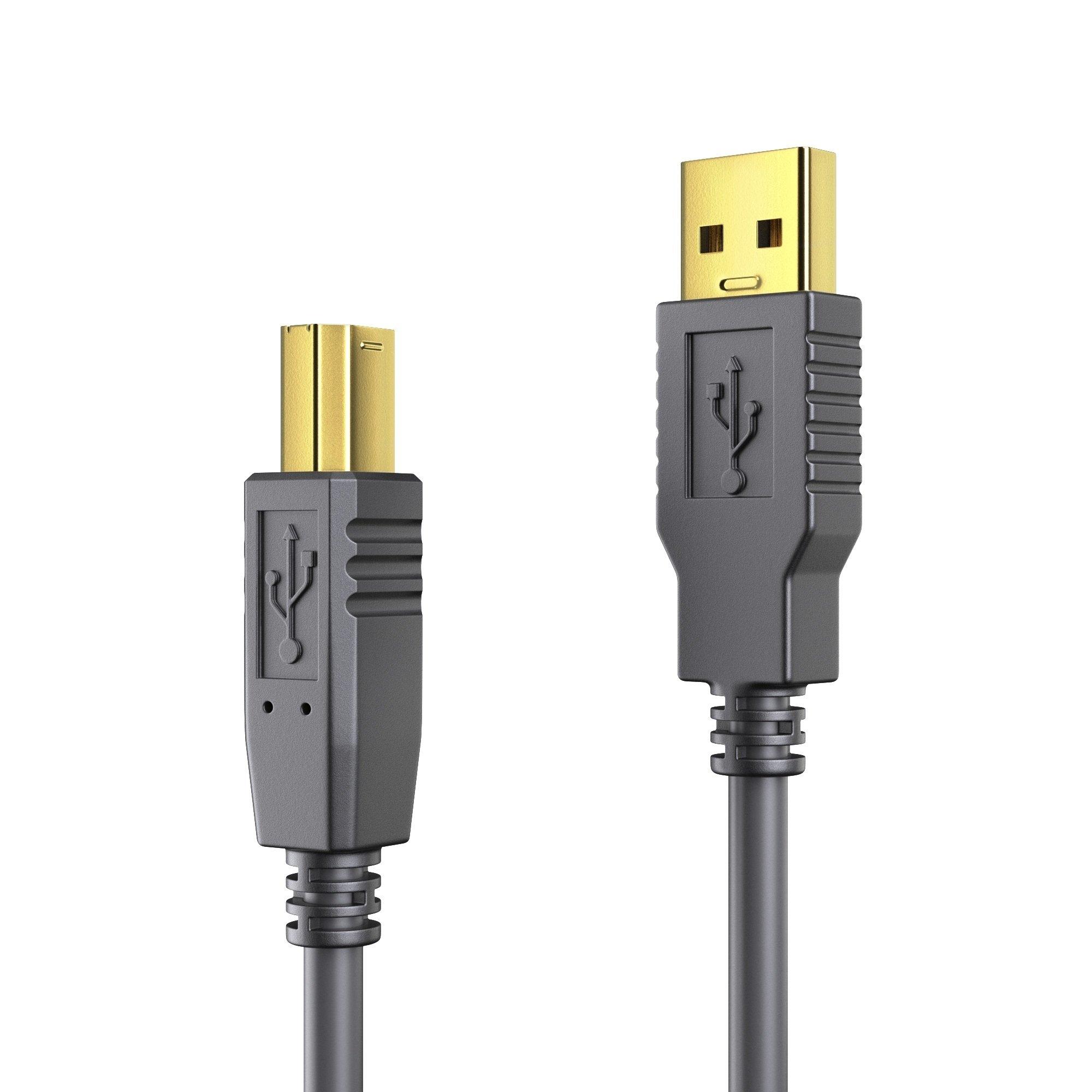Image of PureLink DS2000-050 USB Kabel 5 m USB 2.0 USB A USB B Schwarz