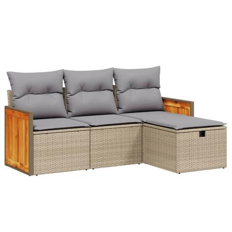 VidaXL Garten sofagarnitur poly-rattan  