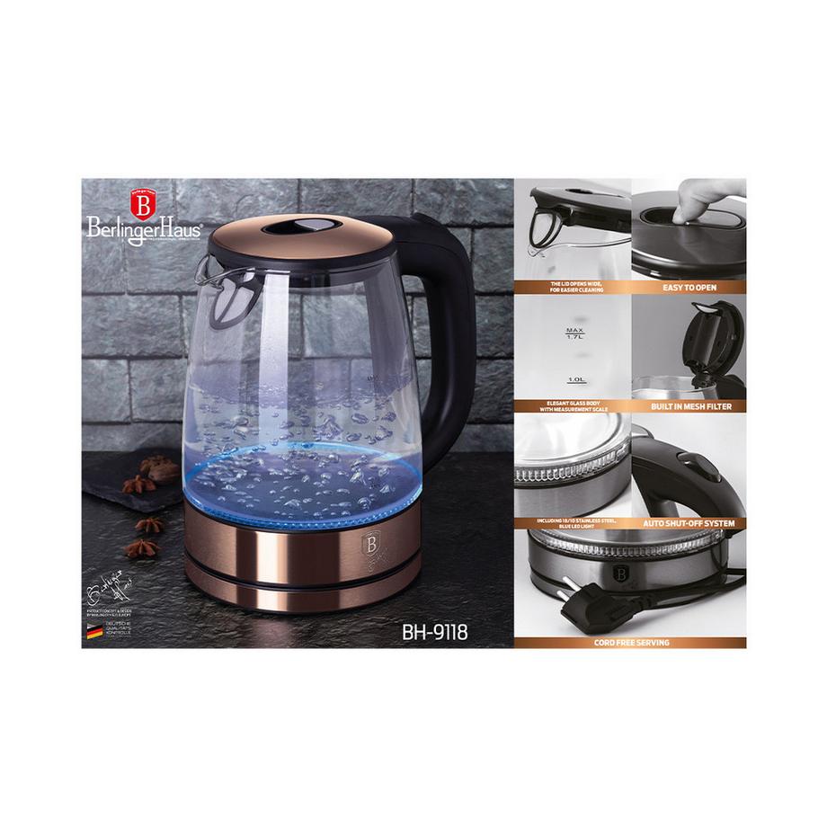 Berlinger Haus Wasserkocher 1.7L Metallic Line Rose Gold Edition  