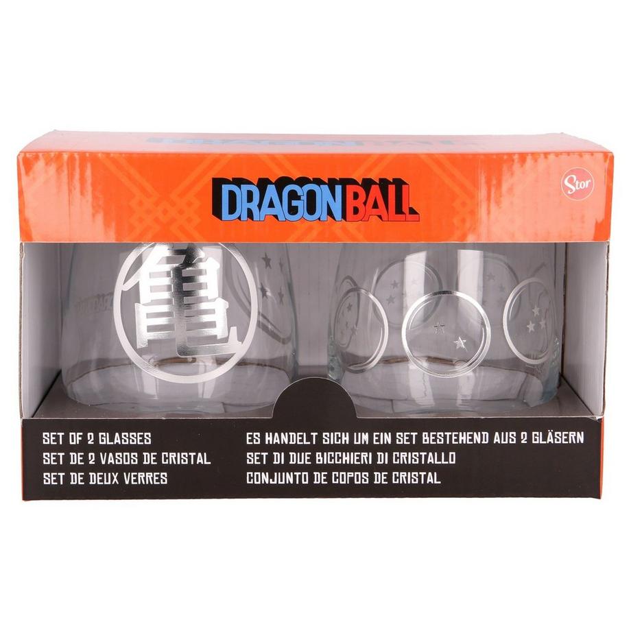 Stor Dragon Ball Gläser 2er Set (510 ml) - Trinkglas  