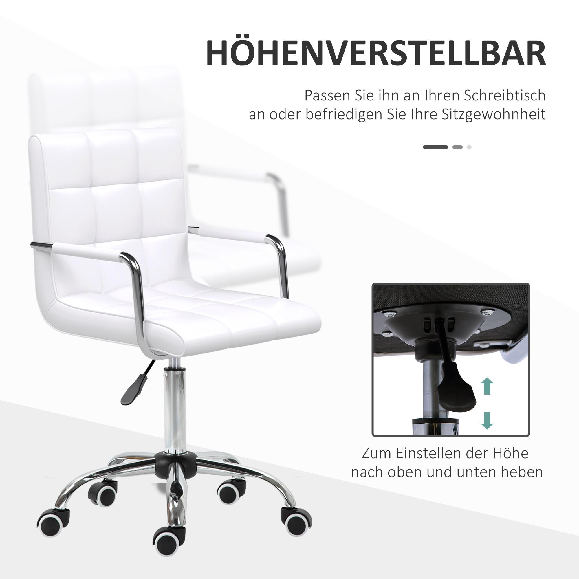 HOMCOM Chaise de bureau  