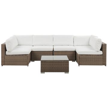 Lounge Set aus PE Rattan Klassisch BELVEDERE