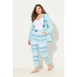 Ulla Popken  Pantalon d'intérieur, motif norvégien et taille élastique, matière recyclée 