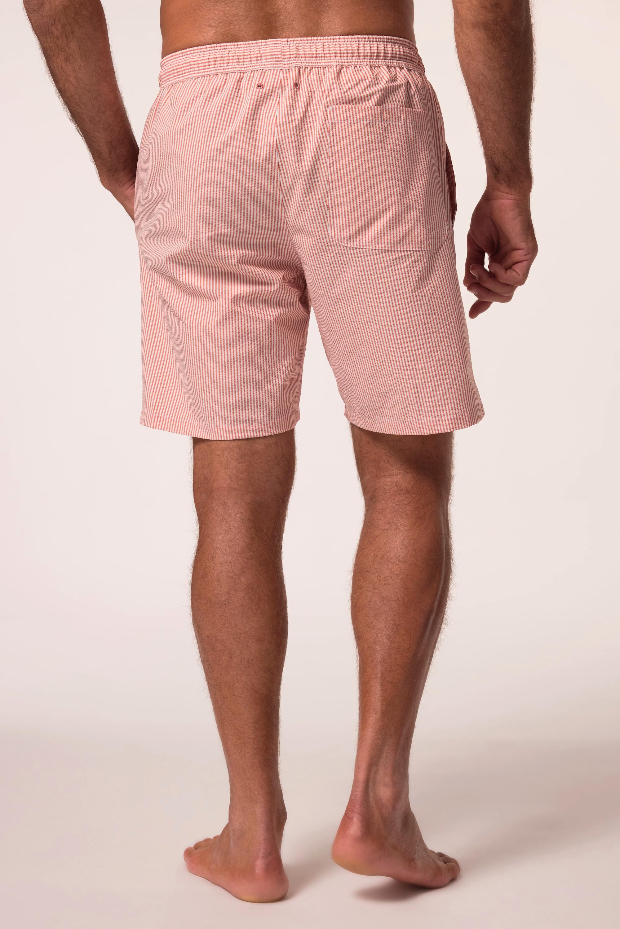 JP1880  Shorts da mare in seersucker con QuickDry, fino alla tg. 8XL 