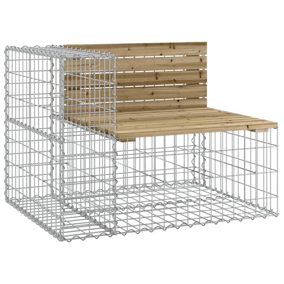 VidaXL Banc de jardin pinède imprégnée  