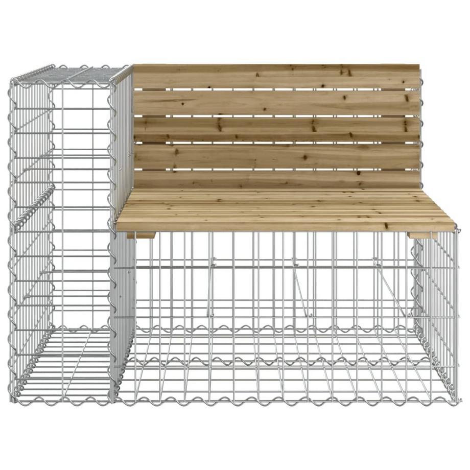 VidaXL Banc de jardin pinède imprégnée  