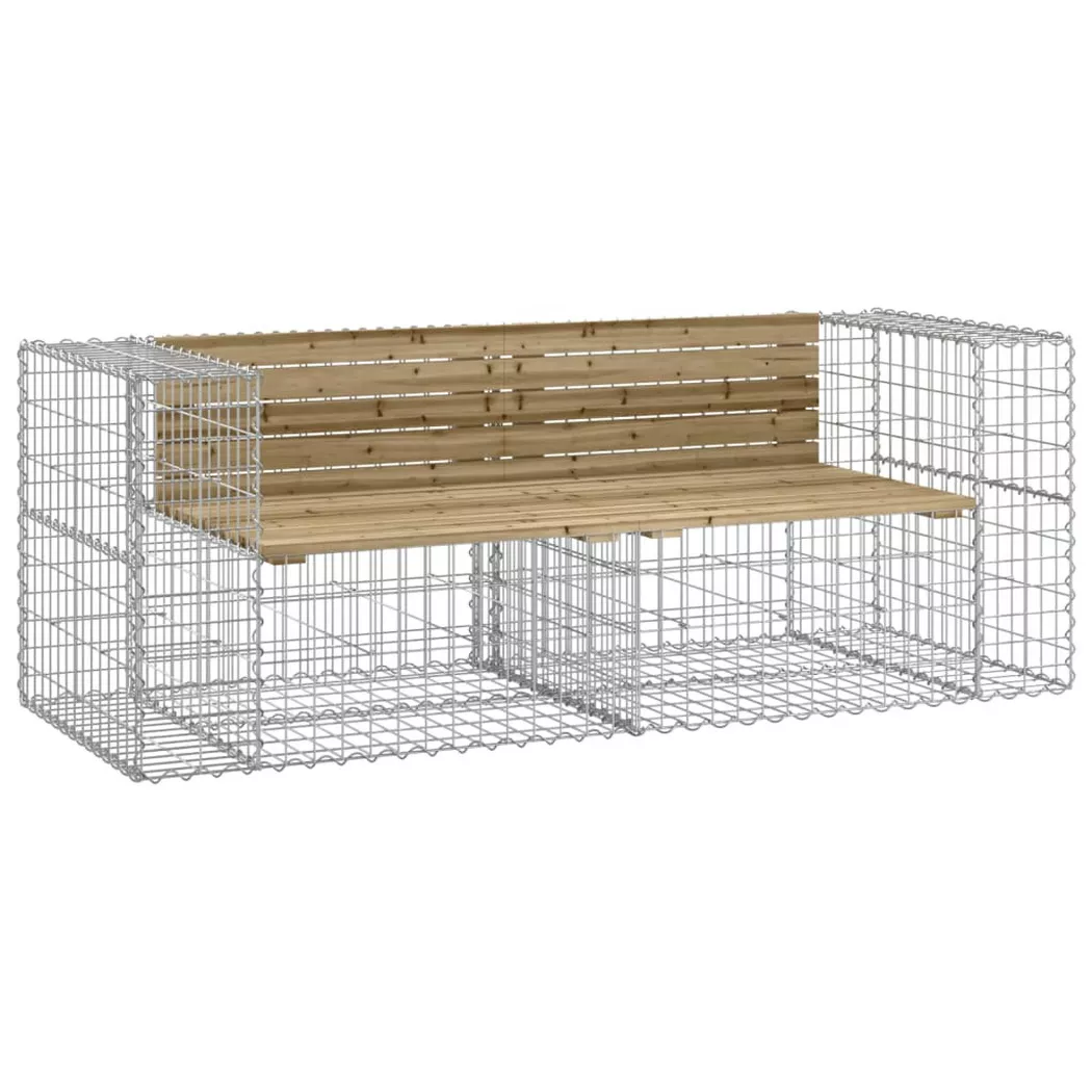 VidaXL - Banc de jardin pinède imprégnée, One Size, Marron