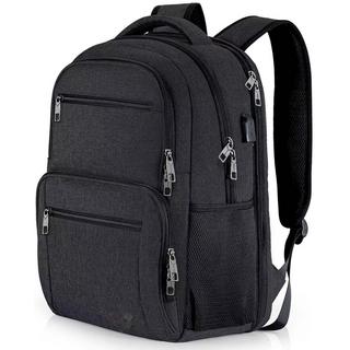 Only-bags.store Rucksack, Schulrucksack wasserdicht Arbeit Laptop mit USB-Ladeanschluss, Reisen Wanderrucksack  