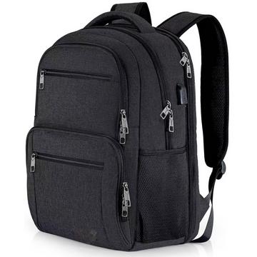 Sac à dos, sac à dos scolaire imperméable pour ordinateur portable avec port de charge USB, sac à dos de voyage et de randonnée