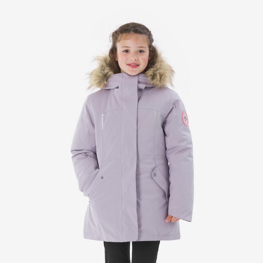 Parka bambina calda e impermeabile