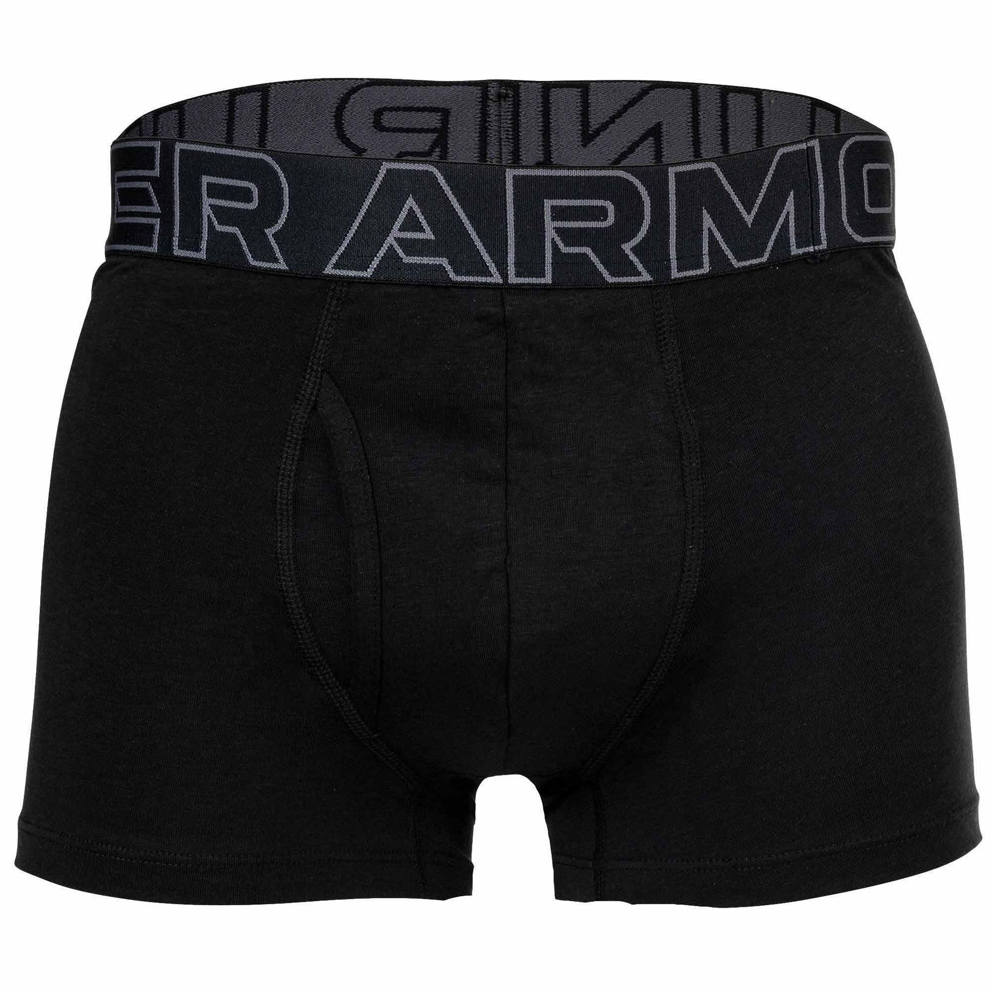 UNDER ARMOUR Performance Cotton Print 3 Inch Boxershorts 3er Pack  
