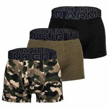 Boxershort  3er Pack Figurbetont-UA PERFORMANCE COTTON - PRINT 3 INCH