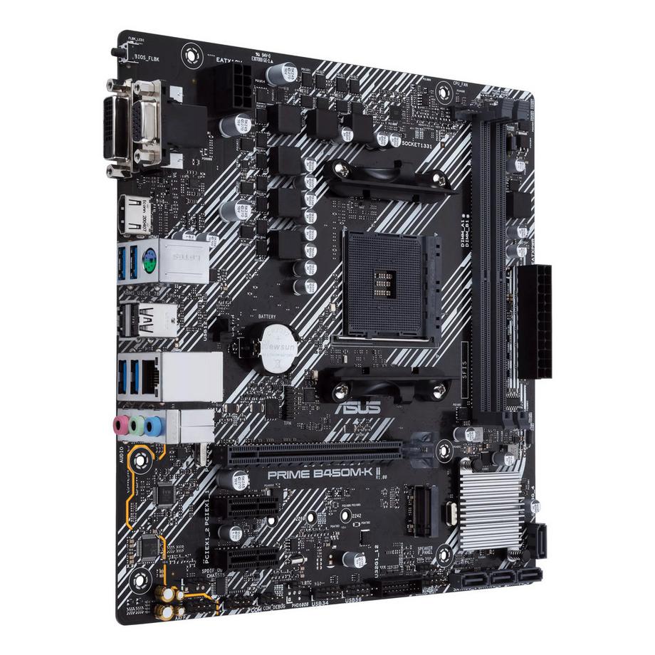 ASUS  Prime B450M-K II AMD B450 Sockel AM4 micro ATX 