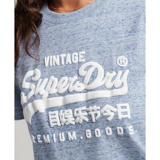 Superdry  t-shirt en coton bio vintage ogo scripted co 