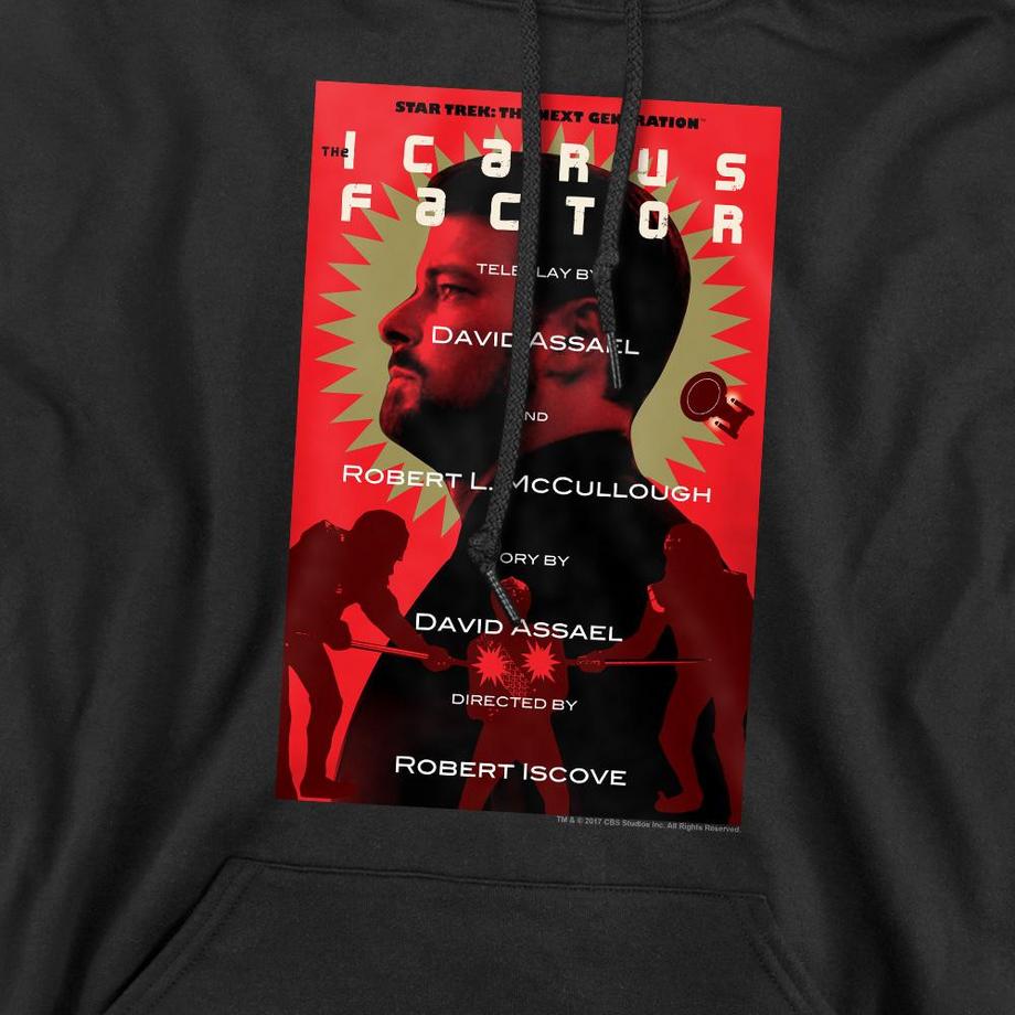 Star Trek The Next Generation Season 2 Episode 14 Felpa con Cappuccio  