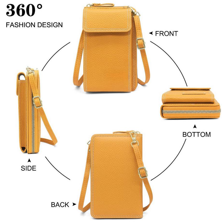 Only-bags.store Sac à bandoulière Handy avec portefeuille en cuir PU  