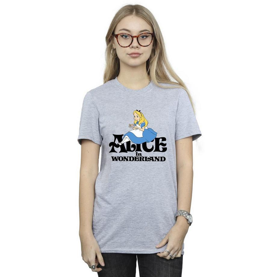 Disney Alice Nel Paese Delle Meraviglie Bevitrice Di Tè T-Shirt  