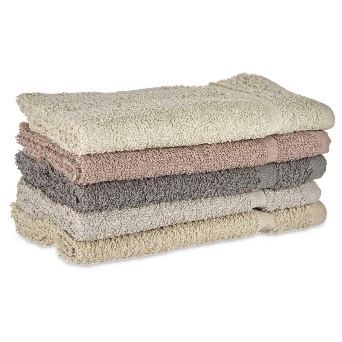 Northio Asciugamani da cucina in cotone grigio - Confezione da 5 pezzi  