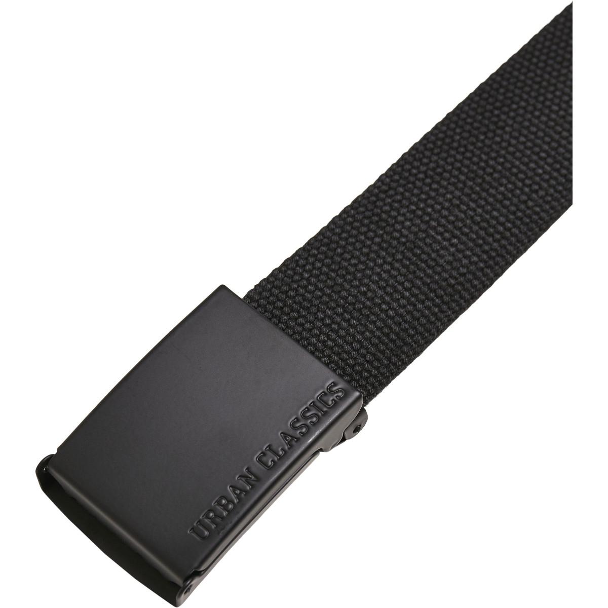 URBAN CLASSICS Webbing Gürtel mit farbiger Schnalle  