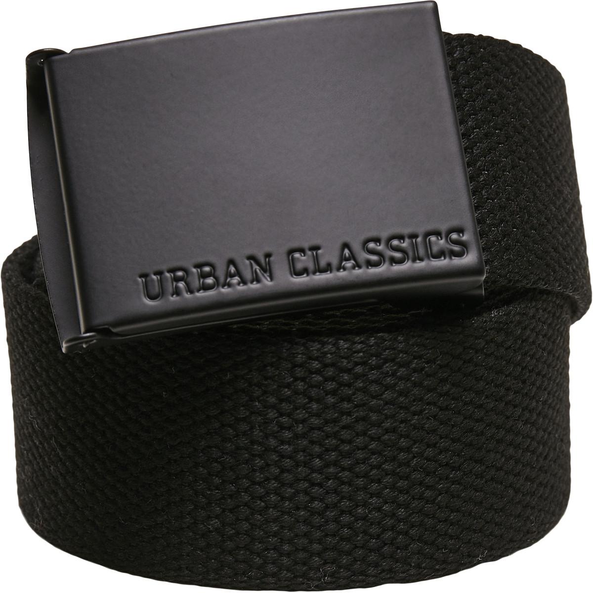 URBAN CLASSICS Webbing Gürtel mit farbiger Schnalle  