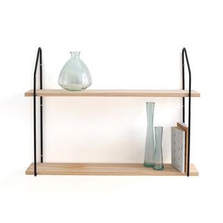 La Redoute Intérieurs Etagère murale double L80cm  