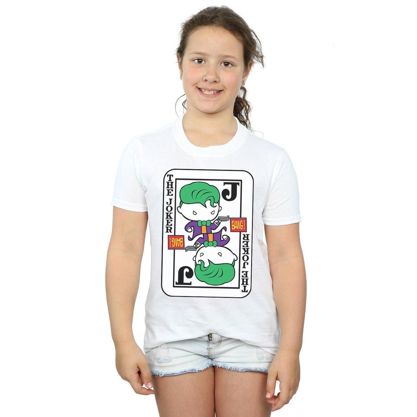 DC COMICS  Tshirt CHIBI JOKER PLAYING CARD 