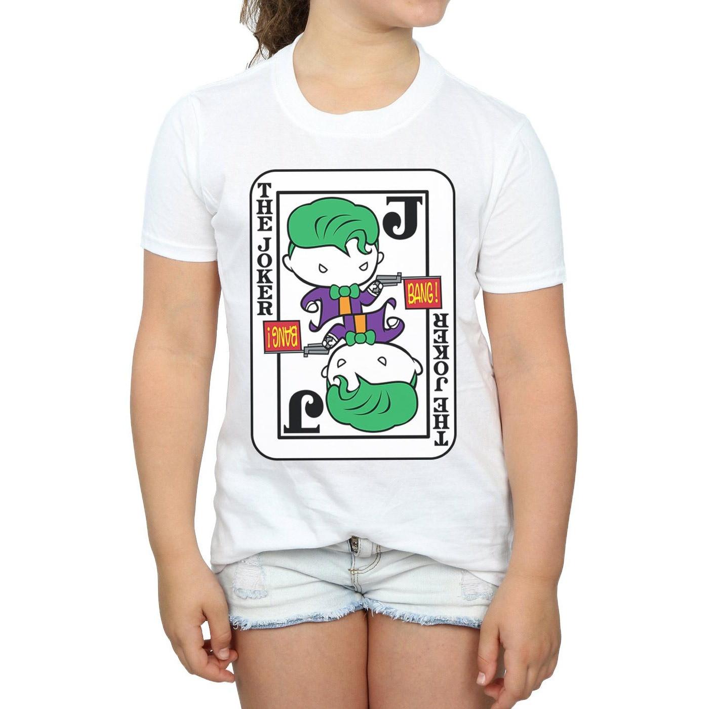 DC COMICS  Chibi Joker Playing Card TShirt 