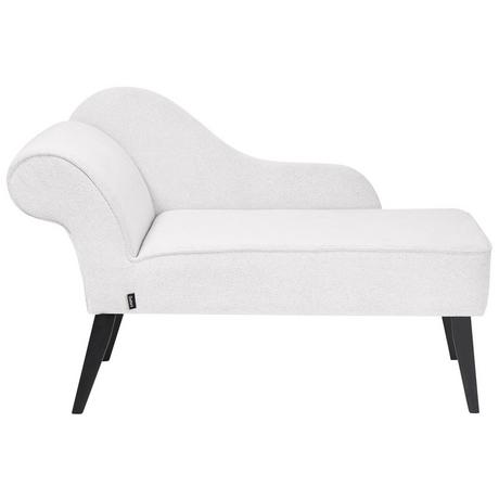 Beliani Chaise longue versione sinistra en Poliestere Classico BIARRITZ  