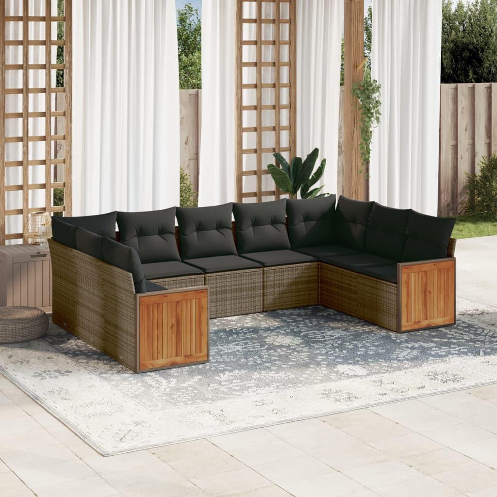 VidaXL Garten sofagarnitur poly-rattan  