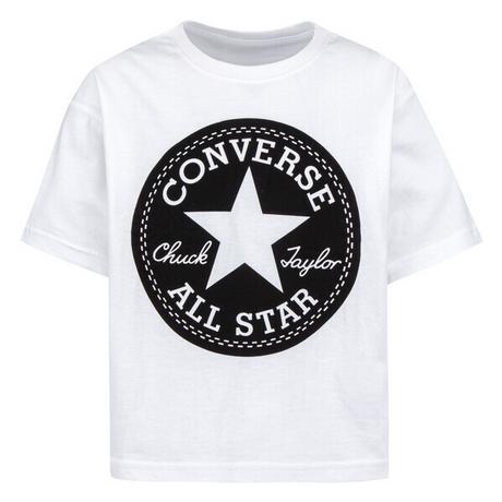 CONVERSE  maglietta da ragazza sig chuck patch boxy 