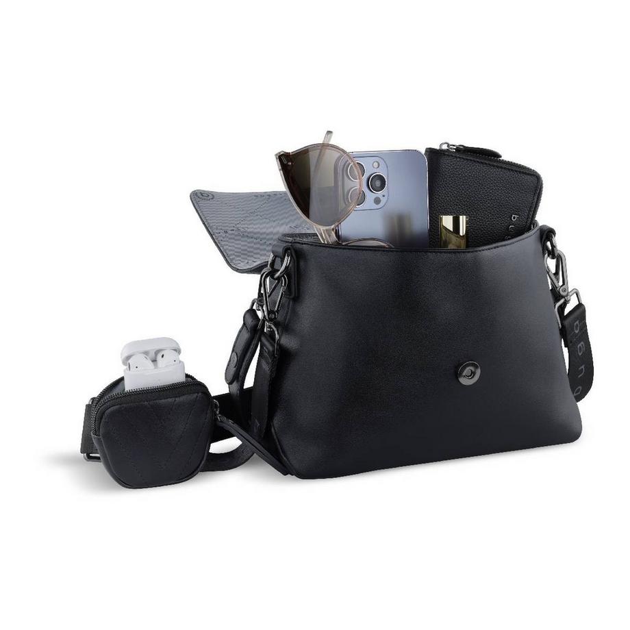 BUGATTI  Sira - Sac à bandoulière grand format noir 