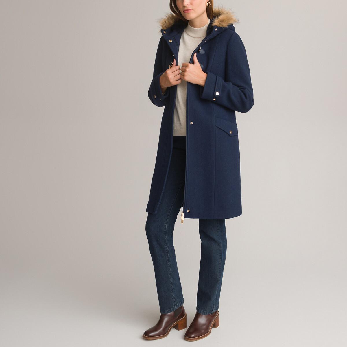 La Redoute Collections  Manteau mi-long à capuche 