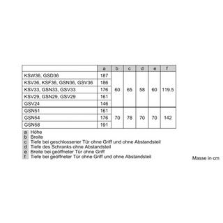 Bosch GSN29VWEP Stand Gefrierschrank  