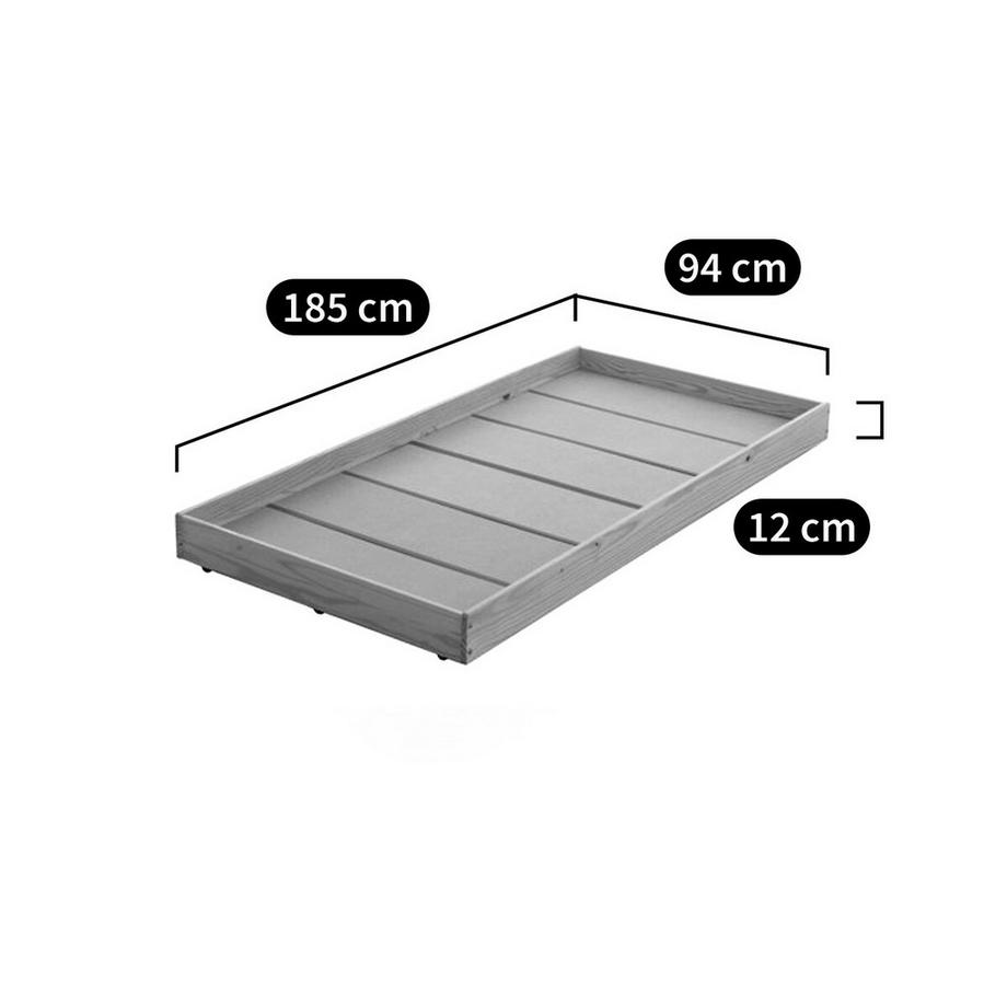 La Redoute Intérieurs  Bettschublade Maysar mit Rollen 