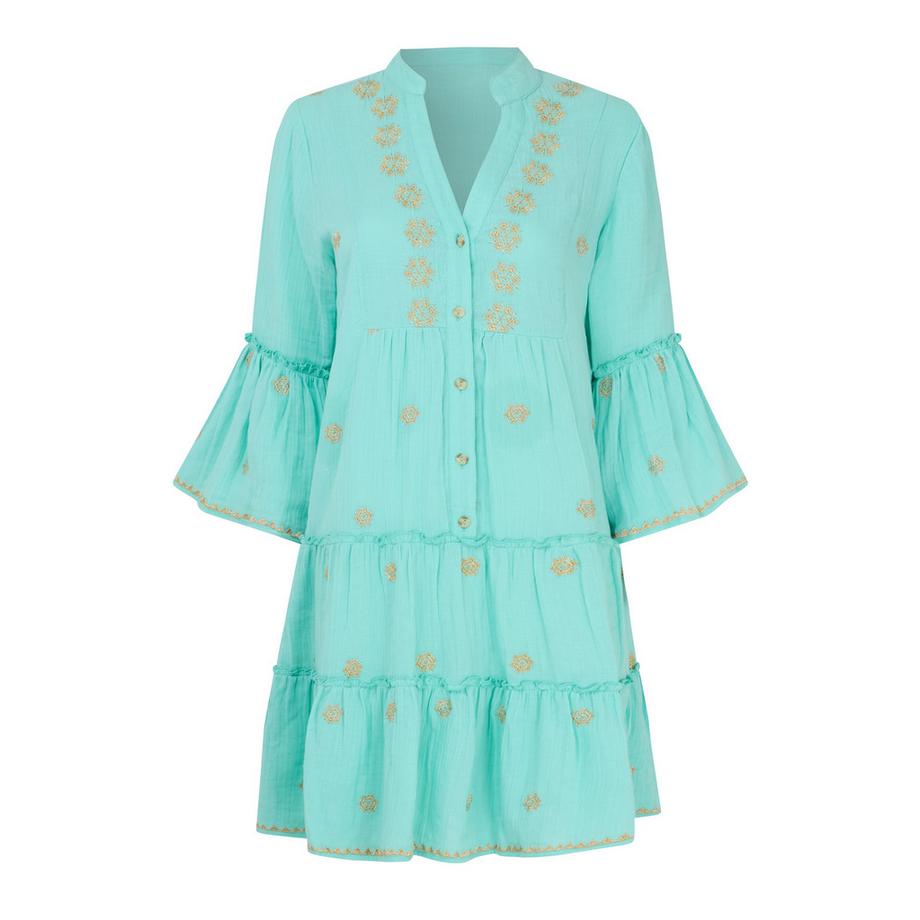 Joe Browns Besticktes Tunika-Minikleid mit Volantärmeln  