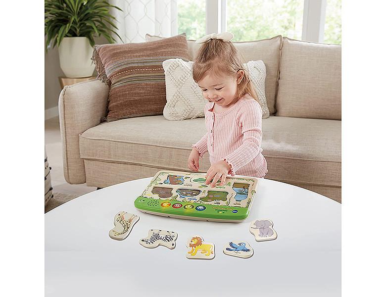 vtech  Puzzle Interaktives Holz-Tierpuzzle 