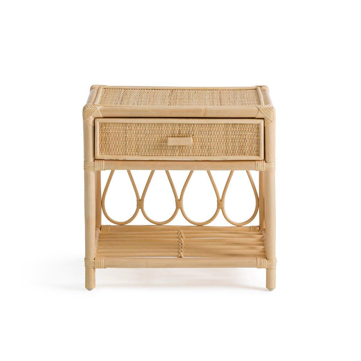 La Redoute Intérieurs Nachttisch Kiara mit 1 Schublade + 1 Ablage  