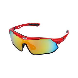 YEAZ  SUNRAY Sport-Sonnenbrille rot/schwarz/rot 