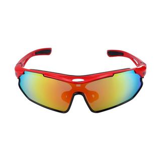 YEAZ  SUNRAY Sport-Sonnenbrille rot/schwarz/rot 