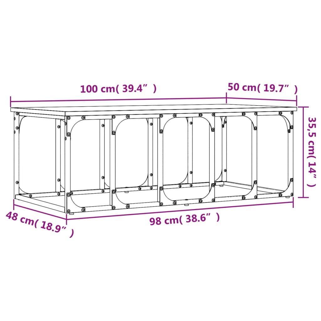 VidaXL Couchtisch holzwerkstoff  