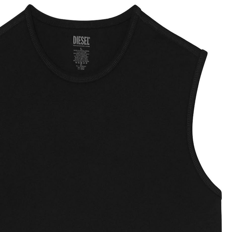 DIESEL Bequem sitzendes ärmelloses Unterhemd 4er Pack  