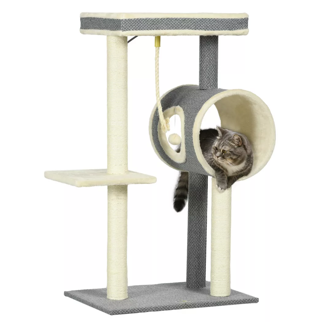 PawHut - Kratzbaum, One Size, Grau