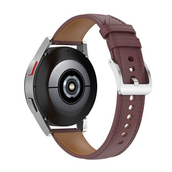 Avizar  Bracelet Cuir Galaxy Watch 3 41mm Marron 